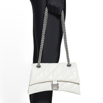 Balenciaga  Women&#039;s Crush Small Quilted Chain Bag