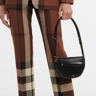 Burberry  Olympia Mini Leather Shoulder Bag