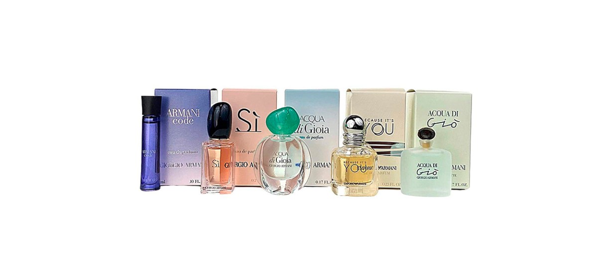 Best Giorgio Armani 5-Piece Fragrance Gift Set Best Giorgio Armani 5-Piece Fragrance Gift Set