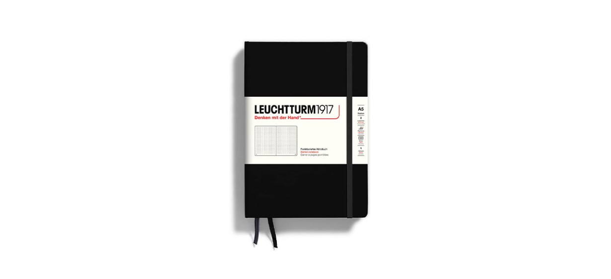 Best LEUCHTTURM1917 Medium A5 Dotted Hardcover Notebook Best LEUCHTTURM1917 Medium A5 Dotted Hardcover Notebook