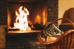 vintage fireplace bellows