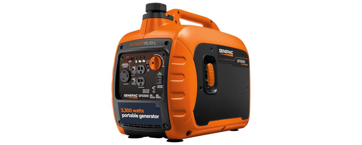 Generac 3,300-Watt Gas-Powered Portable Inverter Generator