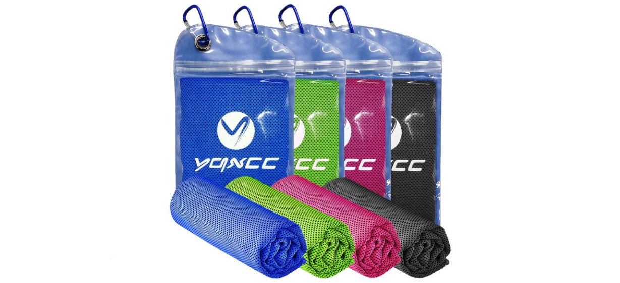 YQXCC 4 Pack Cooling Towel