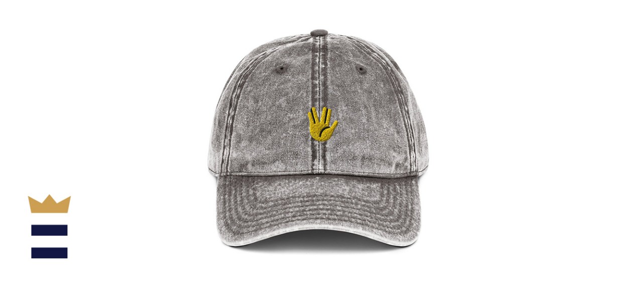 Gallery94 Star Trek Vulcan Salute Emoji Hat 