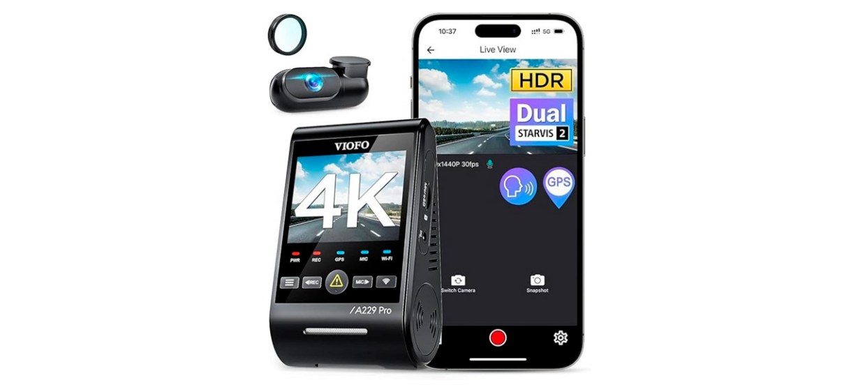 VIOFO A229 Pro 4K HDR Dash Cam
