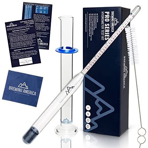 Brewing America Brewers Hydrometer Test Kit Set