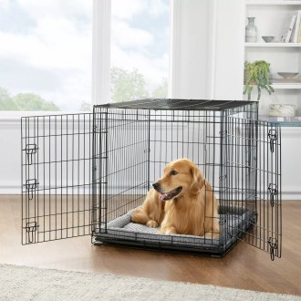 Top Paw Double Door Folding Wire Dog Crate