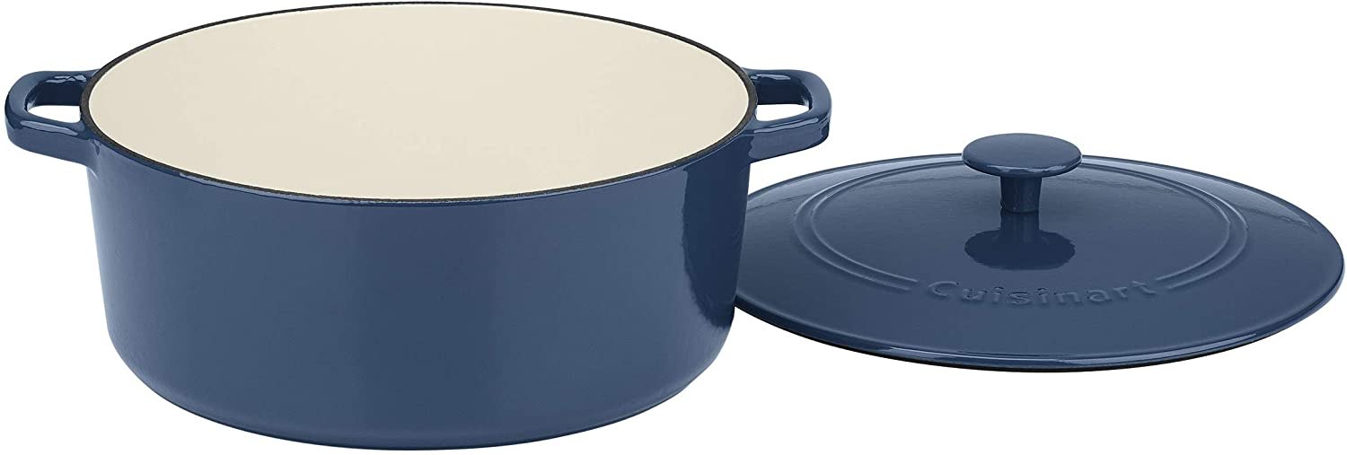 Cuisinart Chef&#039;s Classic Enameled Cast Iron 7-Quart Round Covered Casserole