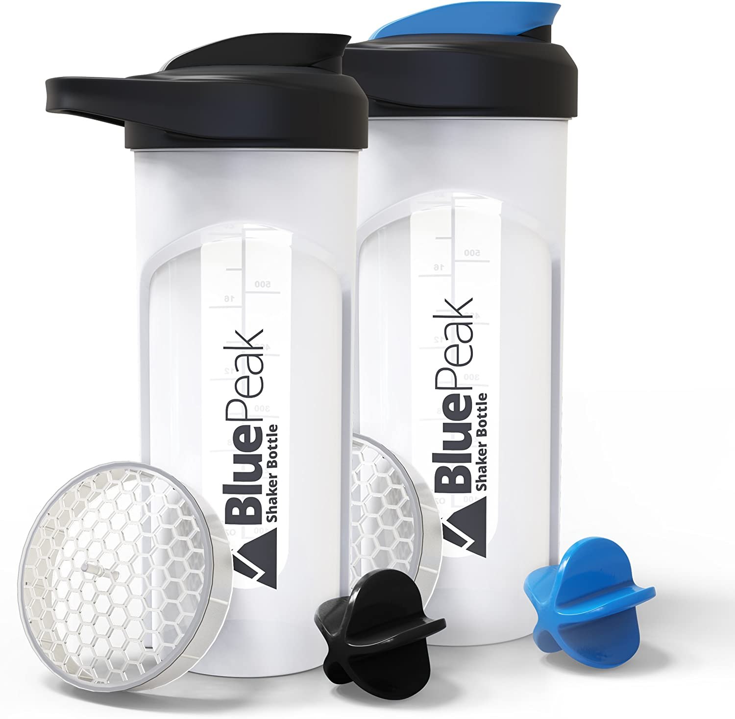 BluePeak Protein Shaker Bottle