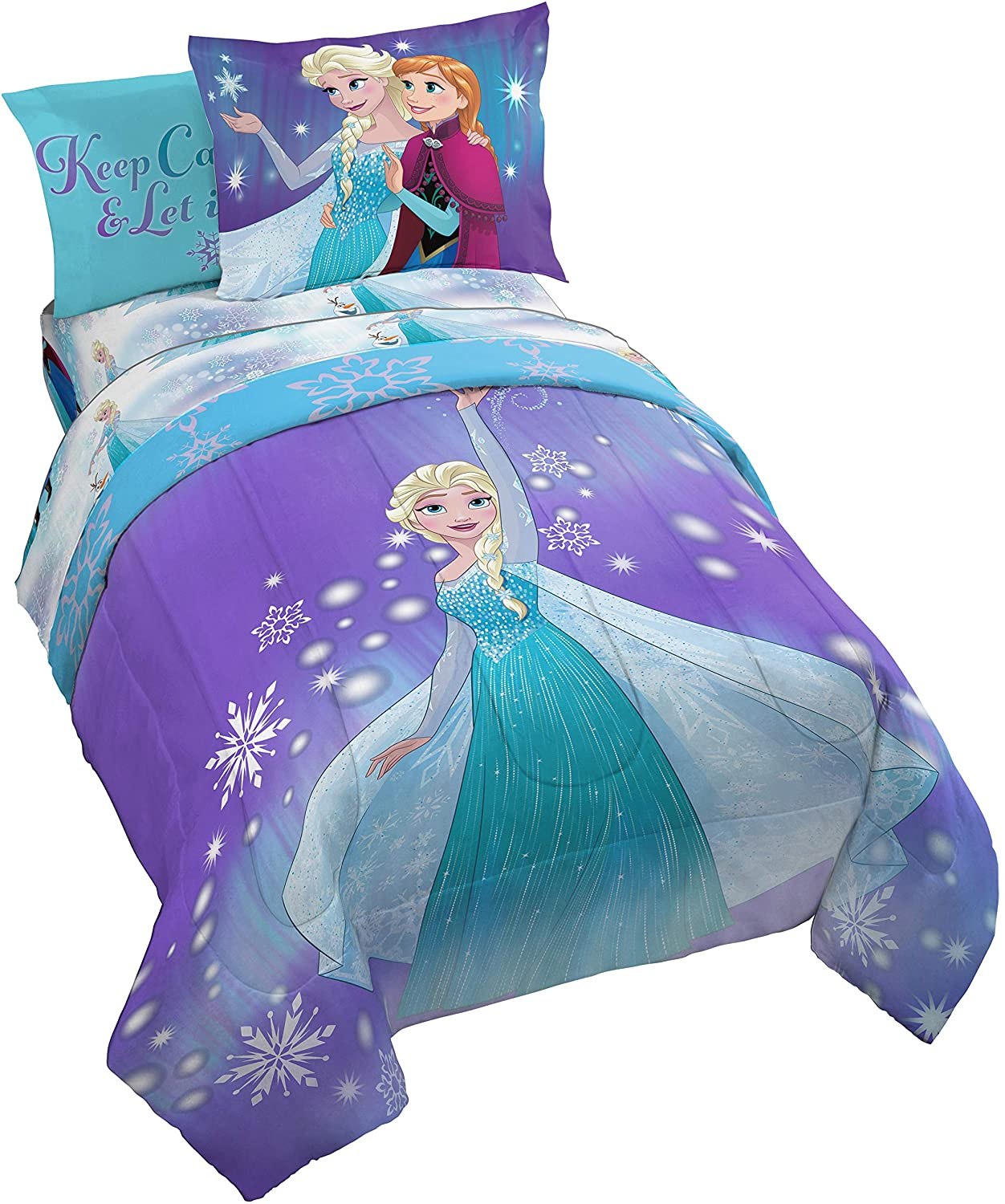 Disney Frozen &#039;Magical Winter&#039; 7 Piece Full Bed Set