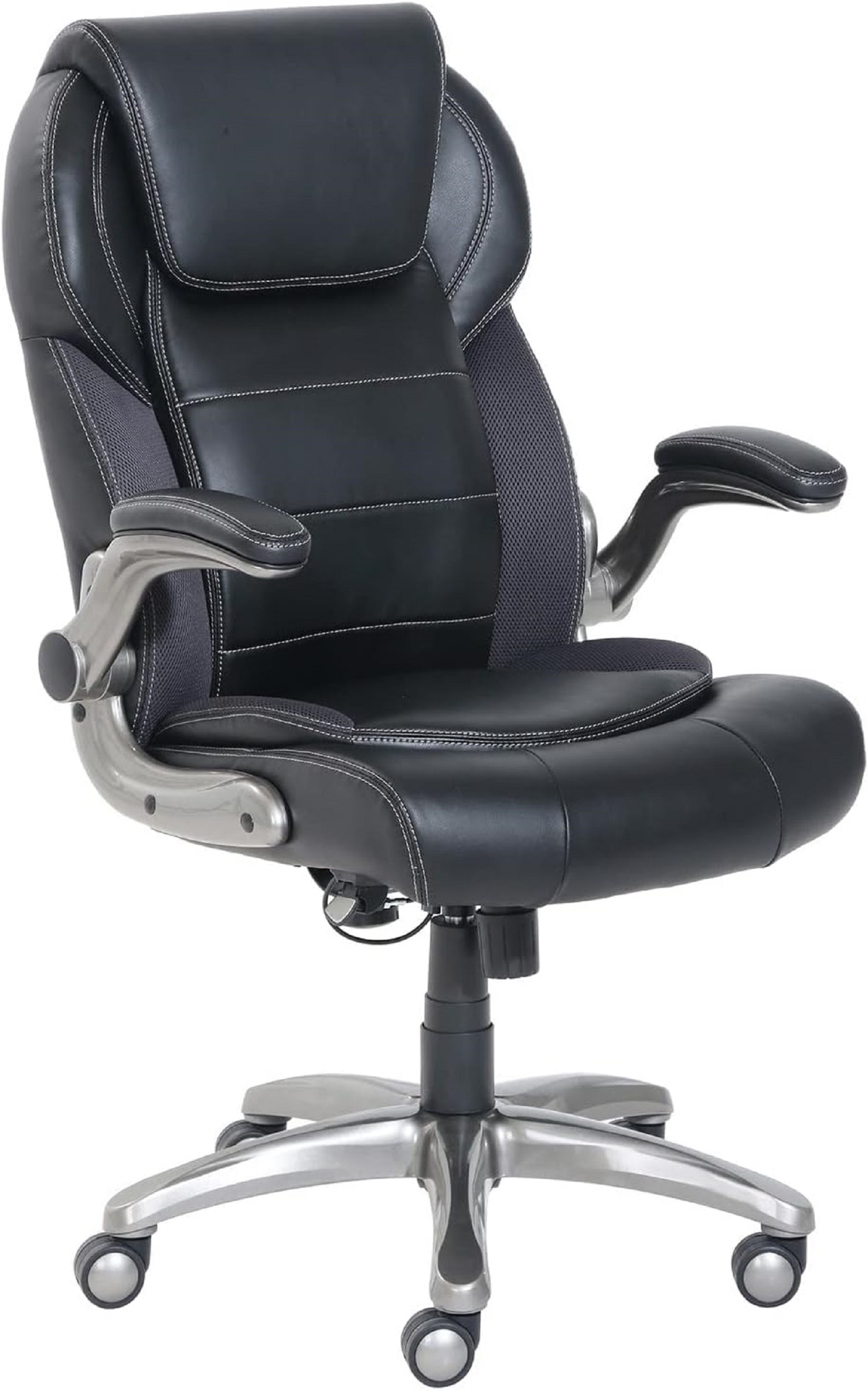 AmazonCommercial Ergonomic High-Back Bonded Leather Executive Chair