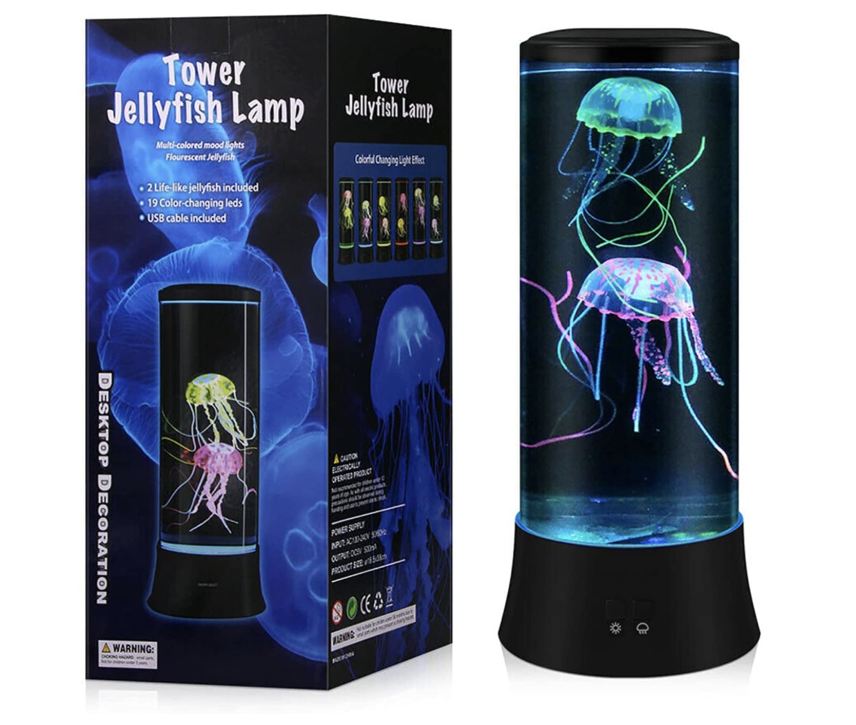 MELOKI Jellyfish Lava Lamp